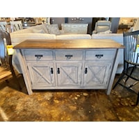 X-Base Solid Wood Buffet From Hermie's Table Shop