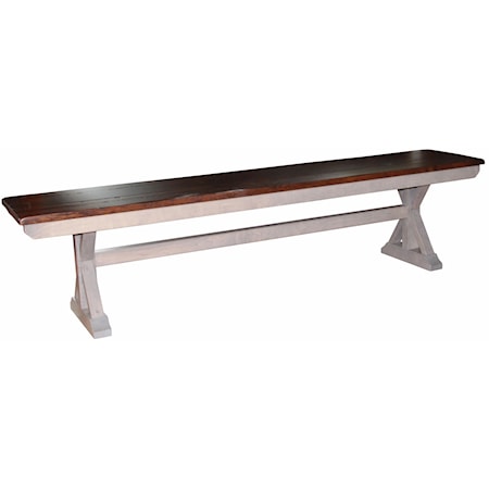 Customizable Solid Wood Dining Bench