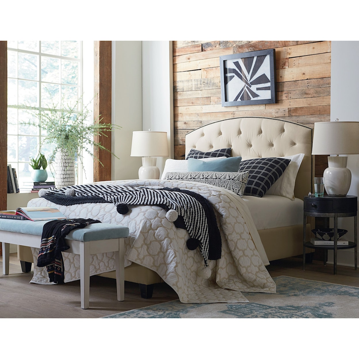 Bassett Savannah Twin Upholstered Bed