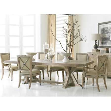 7 Piece Table & Chair Set