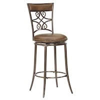 26" Counter Height Seville Swivel Stool 