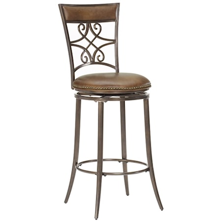 26" Counter Height Seville Swivel Stool 