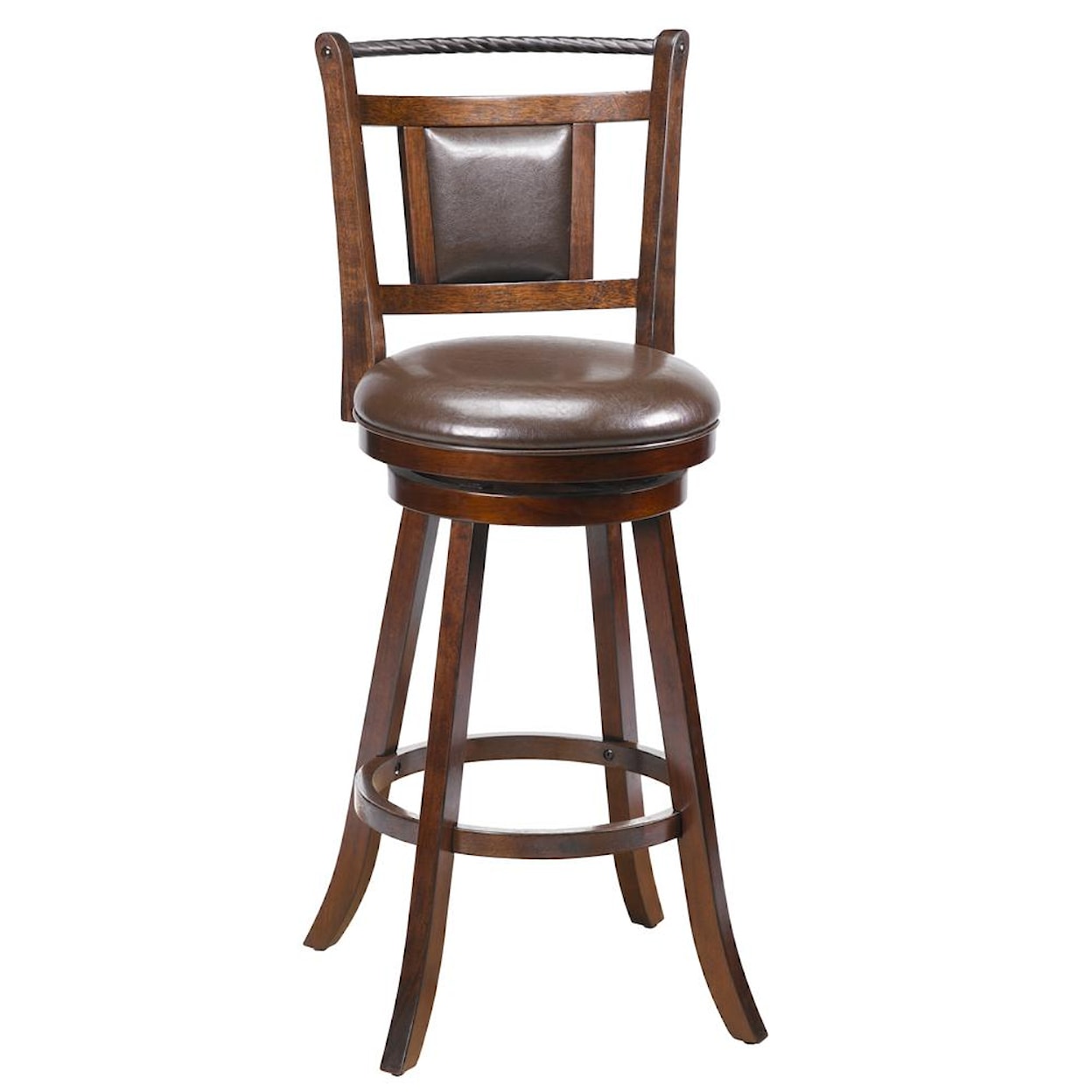 Hillsdale Wood Stools 24" Swivel Stool