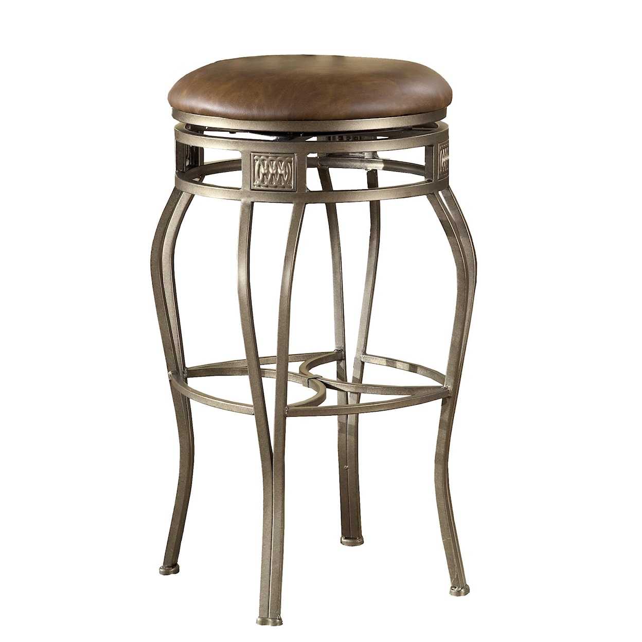 Hillsdale Backless Bar Stools 26" Backless Montello Swivel Counter Stool