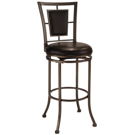 30" Bar Height Auckland Swivel Stool