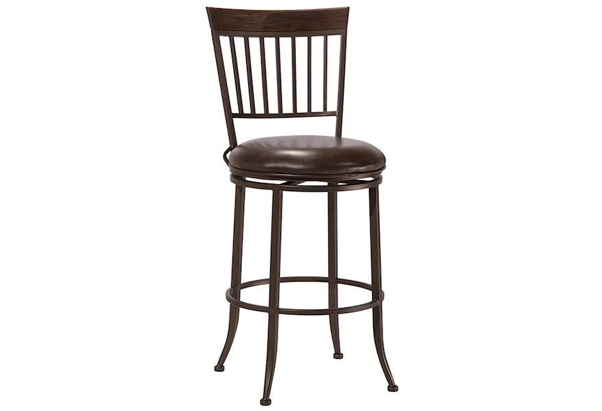 Bar Stools Hawkins Swivel Counter Stool by Hillsdale at Mueller Furniture