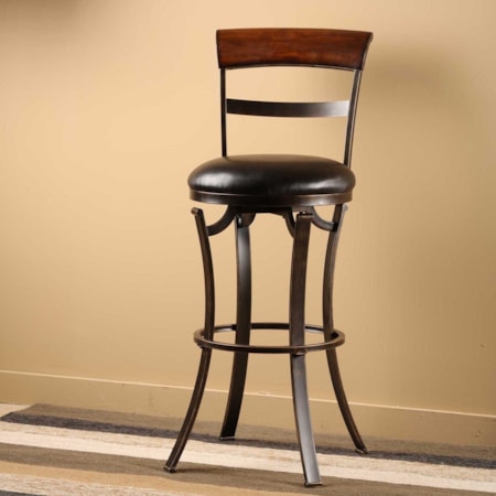 Kennedy Swivel Bar Stool