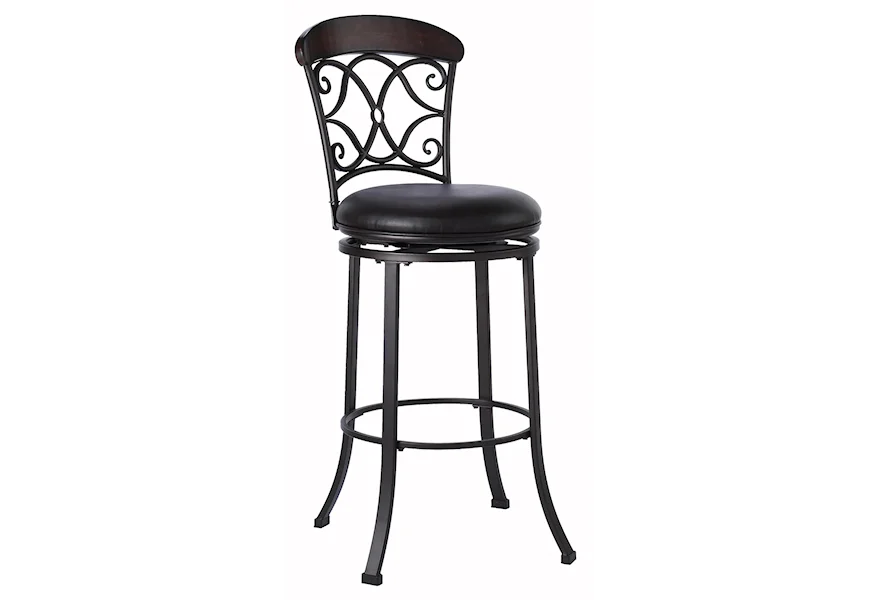 Bar Stools Bar Height Swivel Stool by Hillsdale at VanDrie Home Furnishings
