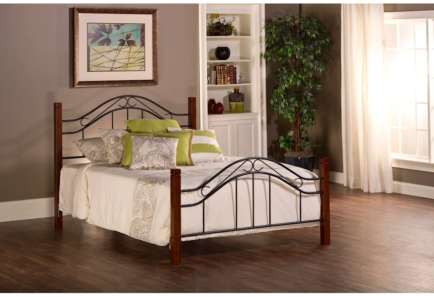 Metal Beds Matson Queen Bed Set Without Rails by Hillsdale at Belpre Furniture