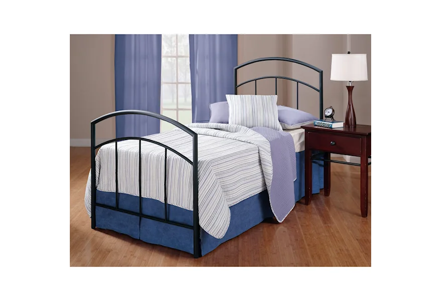 Metal Beds Twin Bed Set with Rails by Hillsdale at Belpre Furniture