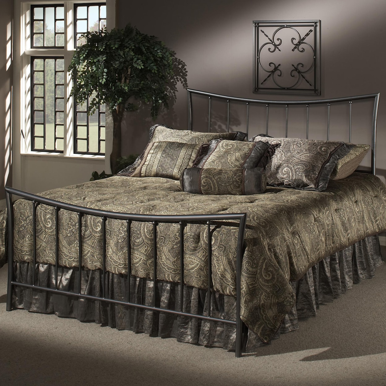 Hillsdale Metal Beds Full Edgewood Bed