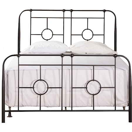 Queen Metal Bed Set with Frame