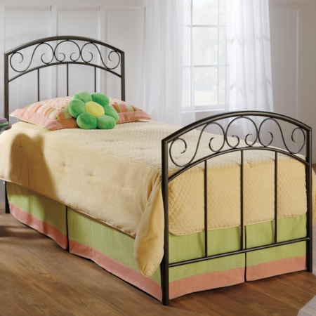 Queen Copper Pebble Wendell Bed