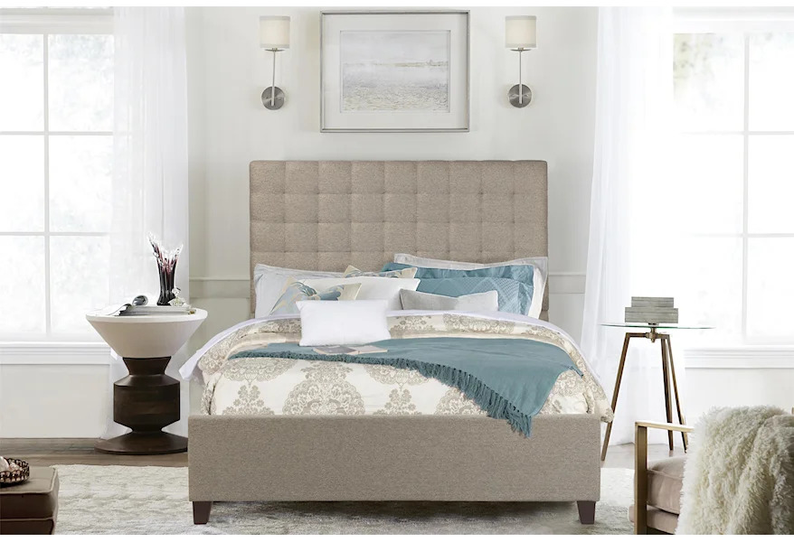 Bergen King Upholstered Bed by Hillsdale at Johnny Janosik
