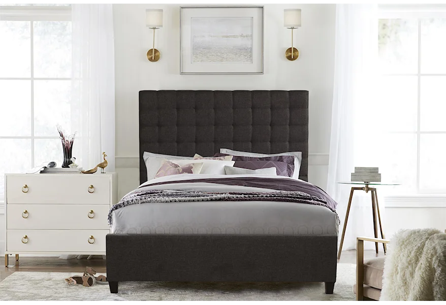 Bergen Queen Upholstered Bed by Hillsdale at Johnny Janosik