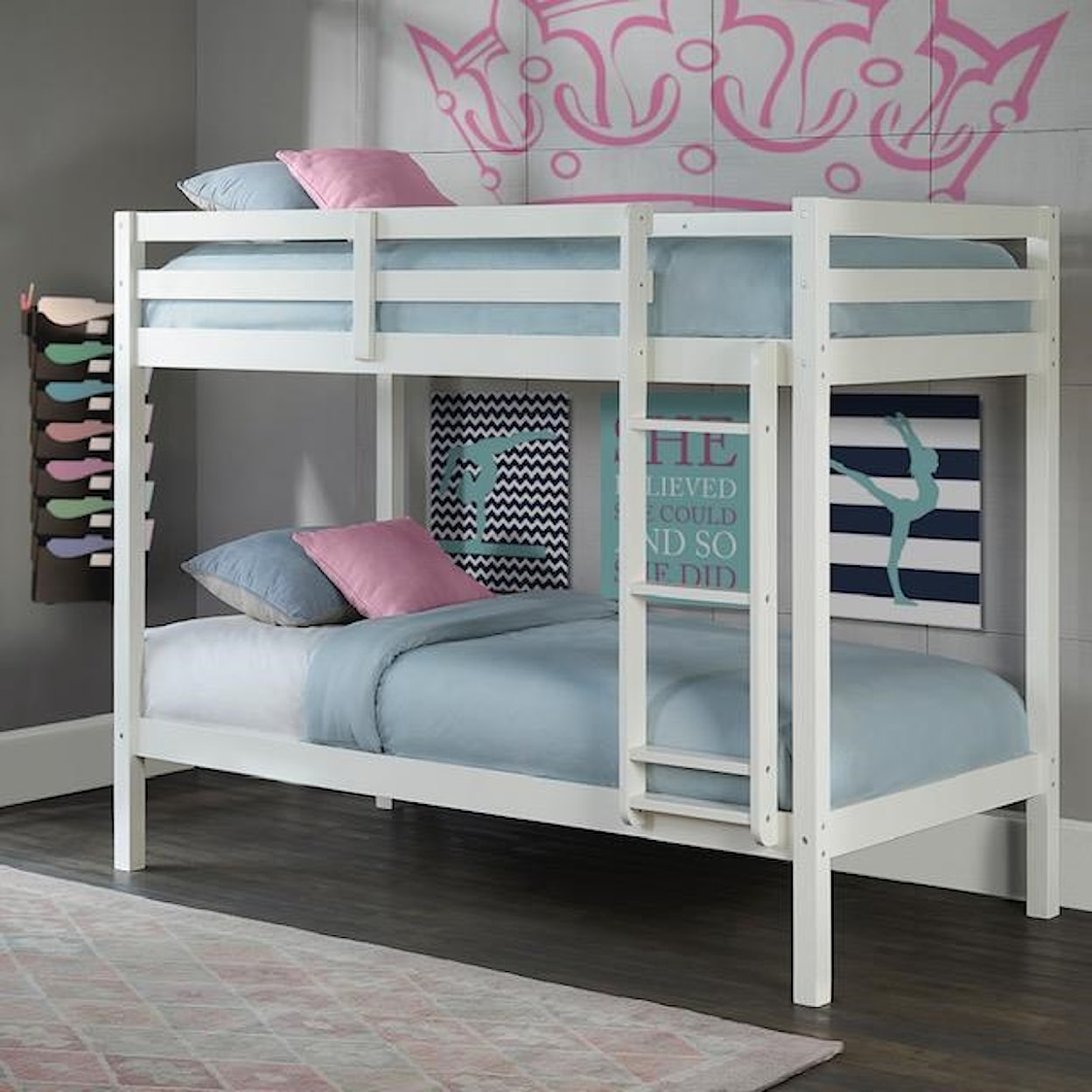 Hillsdale Caspian Twin over Twin Bunkbed