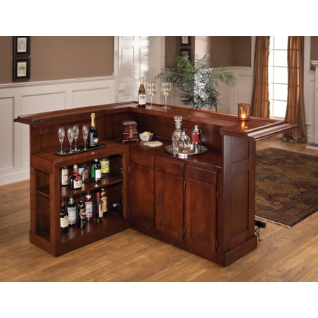 Large Cherry Bar with Side Bar