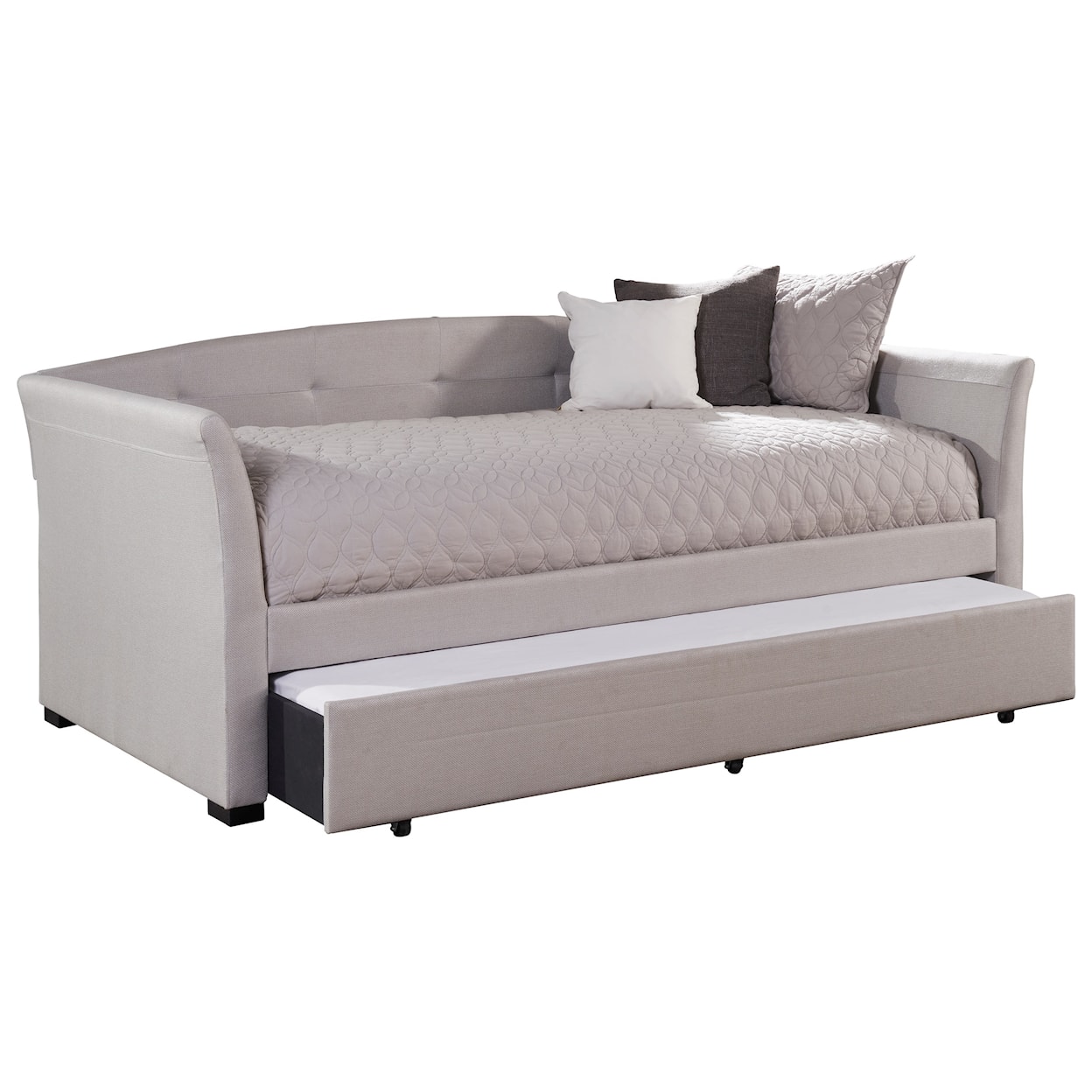 Hillsdale Morgan Upholstered Daybed with Trundle