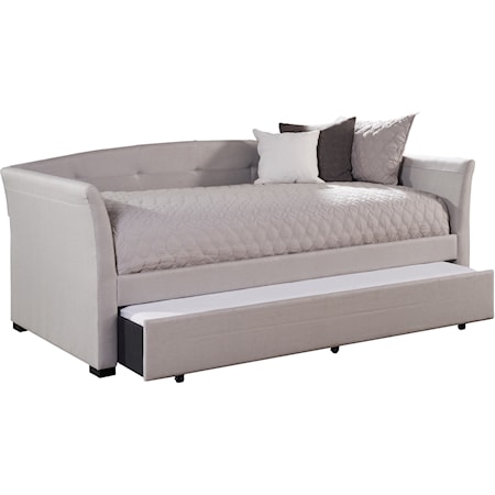 Upholstered Daybed with Trundle