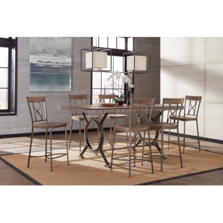 7-Piece Counter Height Dining Set