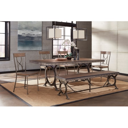 6-Piece Rectangle Dining Set