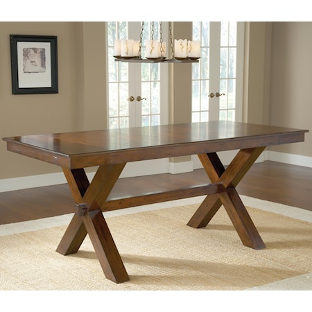 Counter Height Trestle Table
