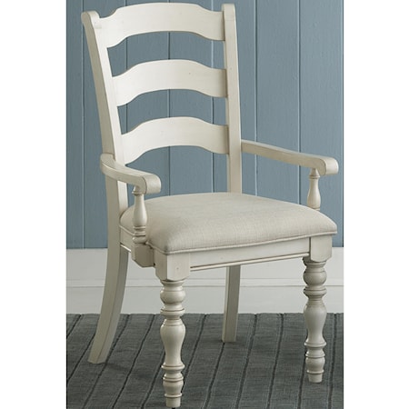 Dining Ladder Back Arm Chairs