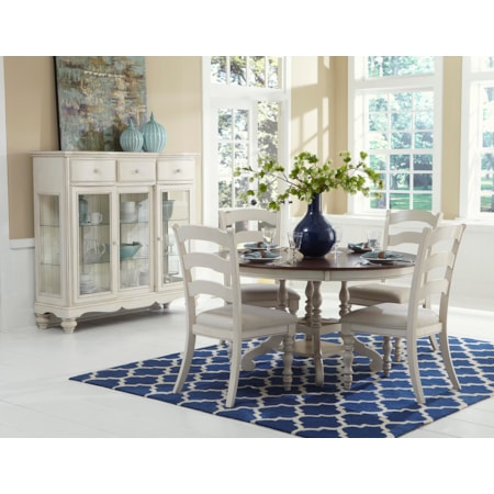 5 Piece round Dining Set