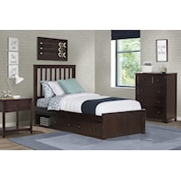 Marley Mission Twin Storage Bed
