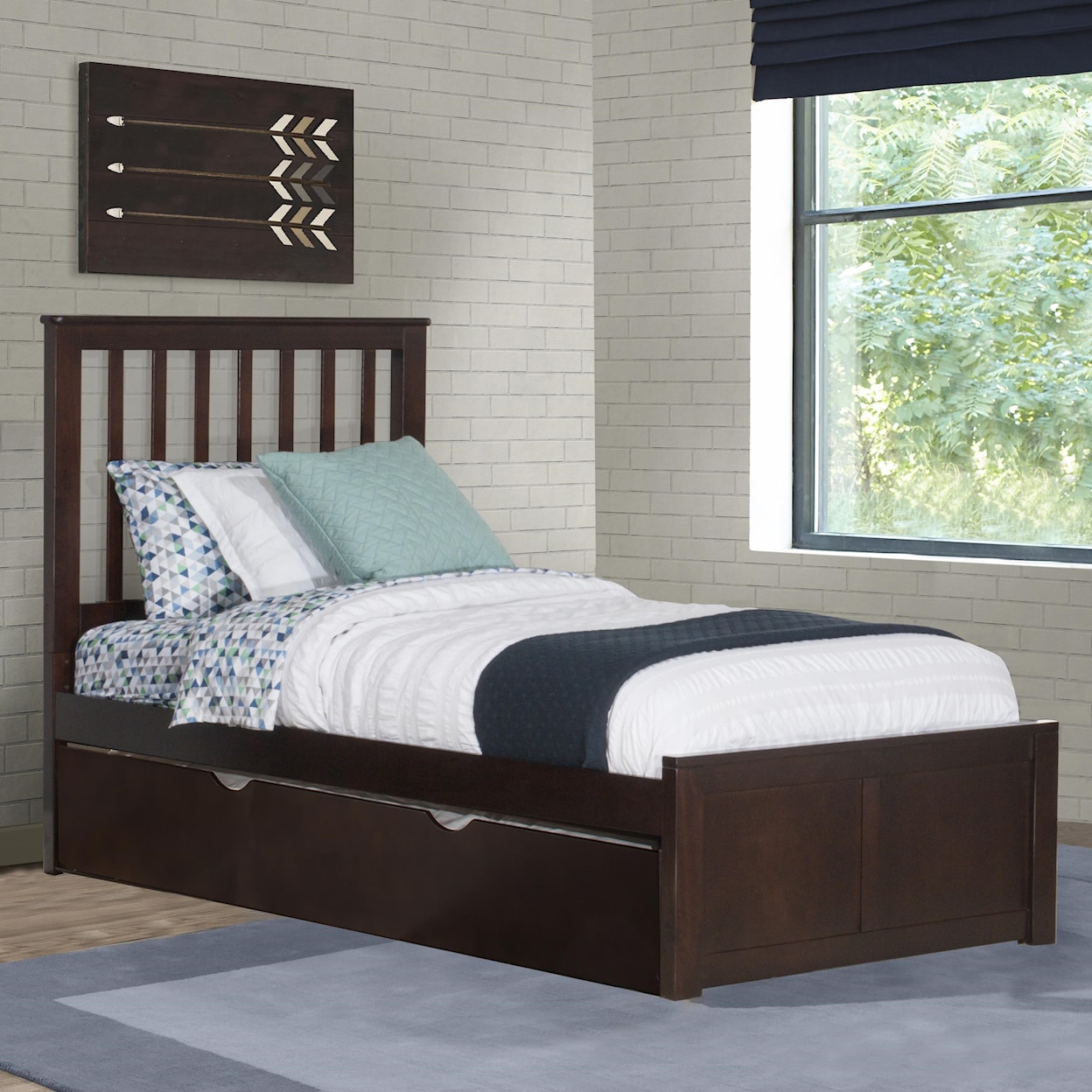 Hillsdale Schoolhouse Twin Trundle Bed