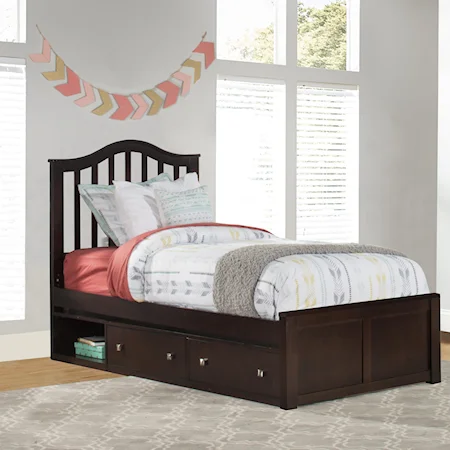 Twin Bed w/ Storage