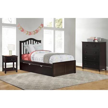 Twin Bed w/ Trundle