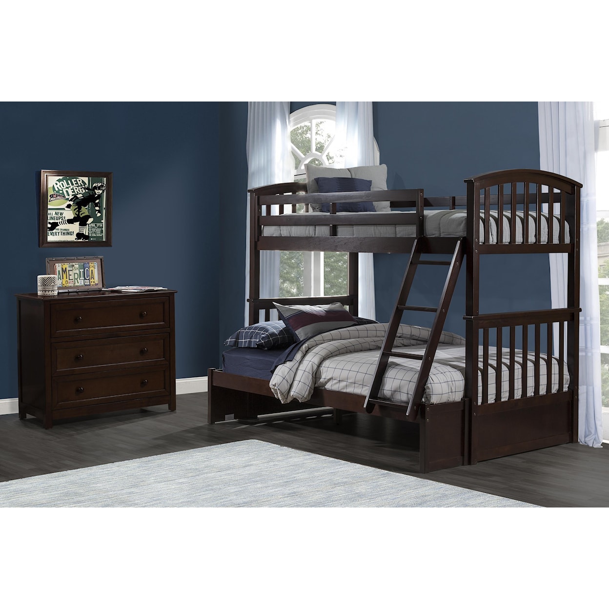 Hillsdale Schoolhouse Full Bunk Bed