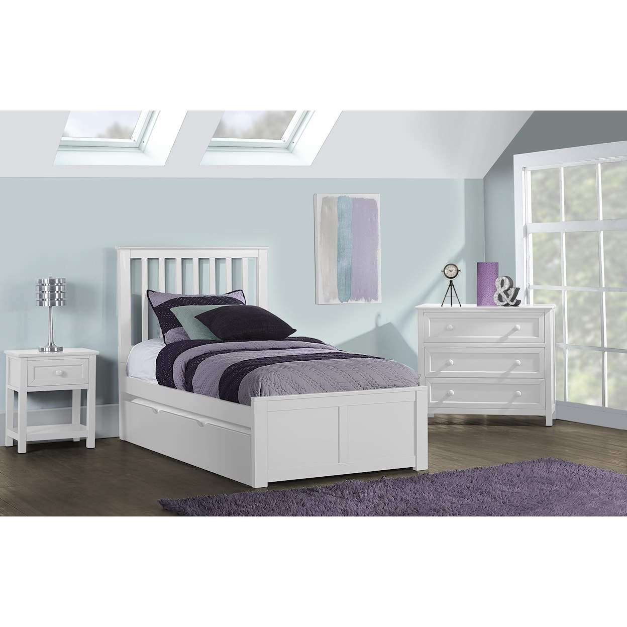 Hillsdale Schoolhouse Twin Trundle Bed