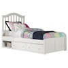 Hillsdale Schoolhouse Twin Bed w/ Storage