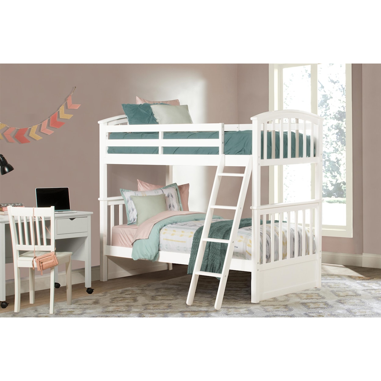 Hillsdale Schoolhouse Twin Bunk Bed
