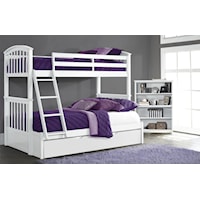 Twin over Full Bunk Bed w/ Trundle unit