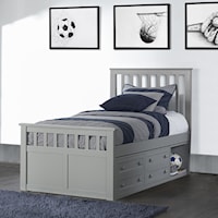 Marley Mission Twin Captains Bed
