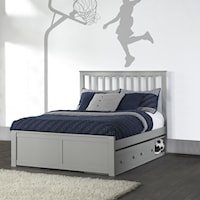 Marley Mission Full Storage Bed