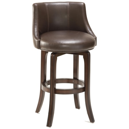Napa Valley Counter Stool - Brown Leather