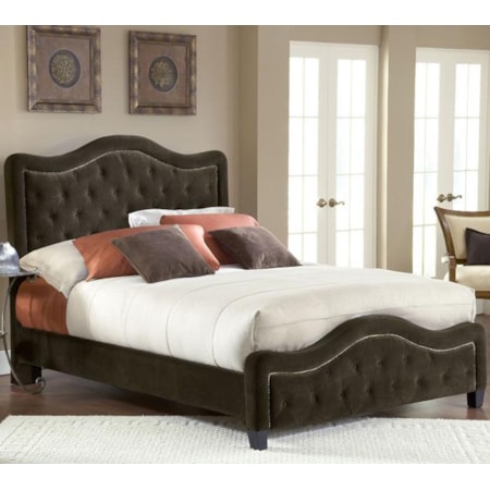 Queen Trieste Fabric Bed