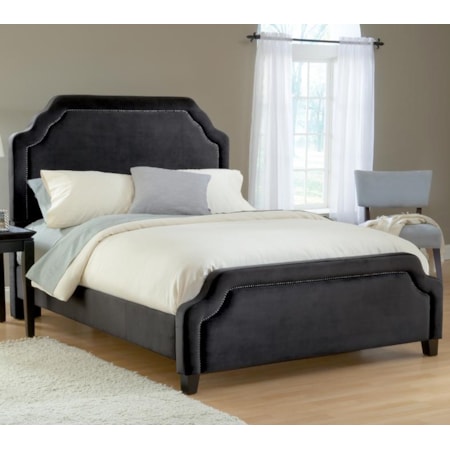 Queen Carlyle Fabric Bed
