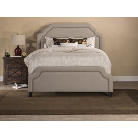 Queen Carlyle Fabric Bed
