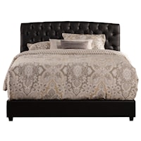 Upholstered Cal King Bed Set with Tufted Headboard