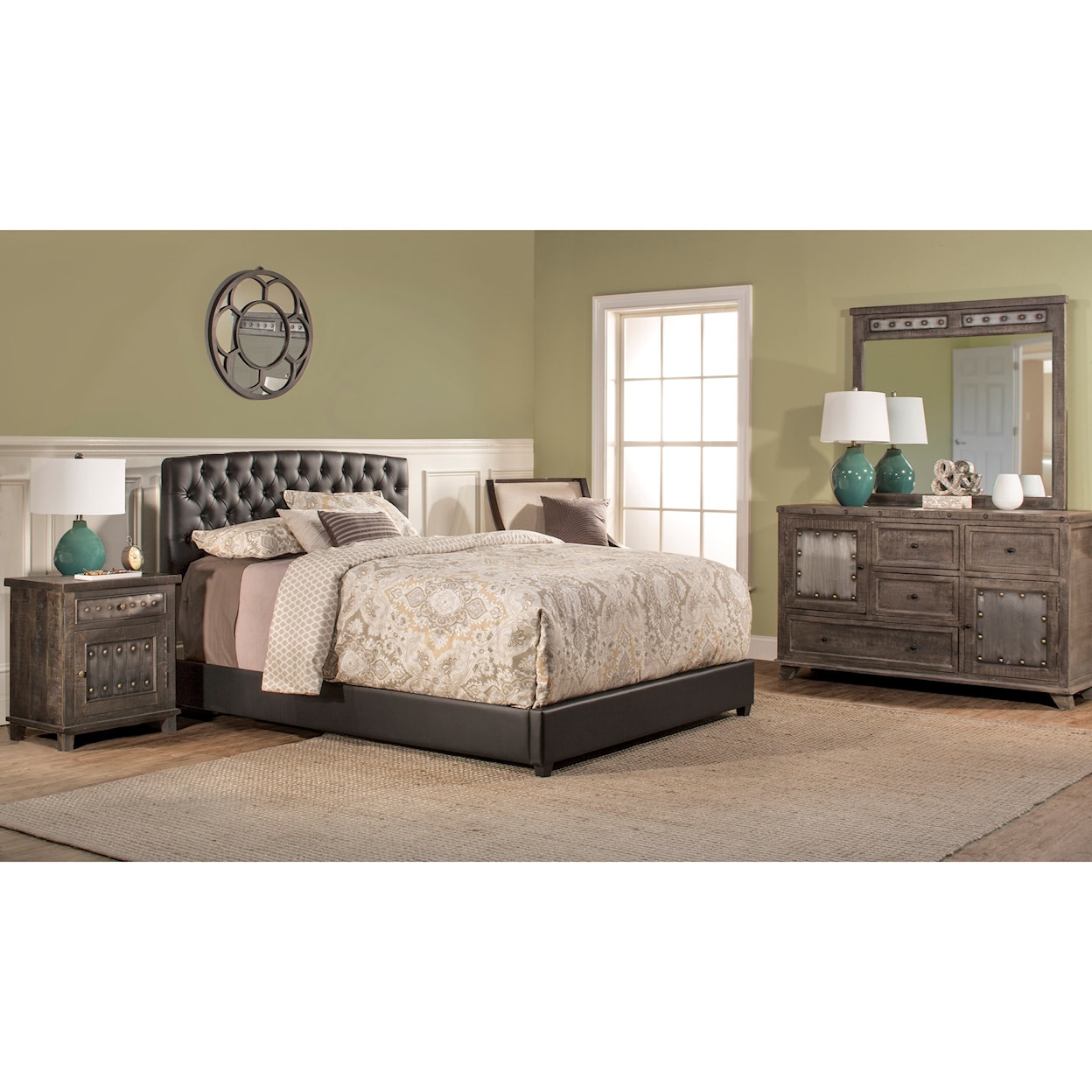 Hillsdale Upholstered Beds Cal King Bed Set