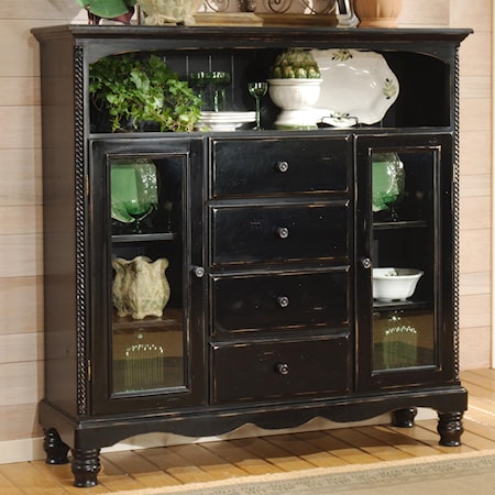 Tall Country Baker's Cabinet