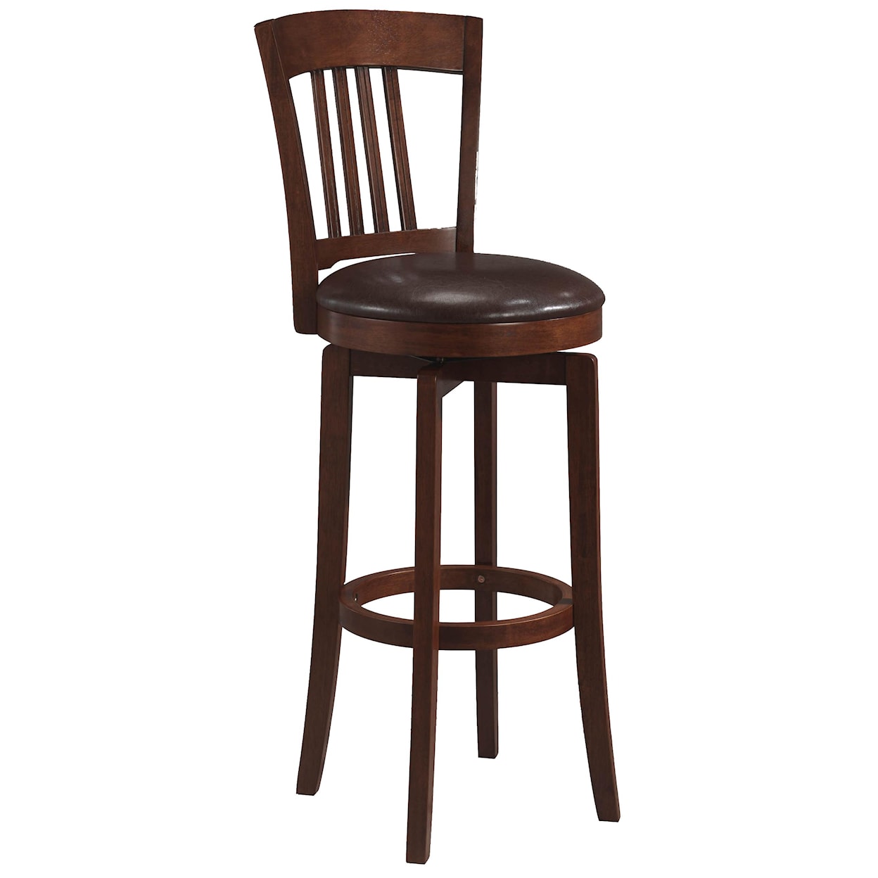 Hillsdale Wood Stools 24.5" Counter Height Canton Swivel Stool