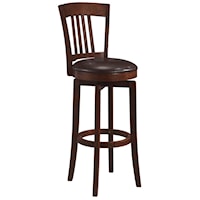 30" Bar Height Canton Swivel Stool