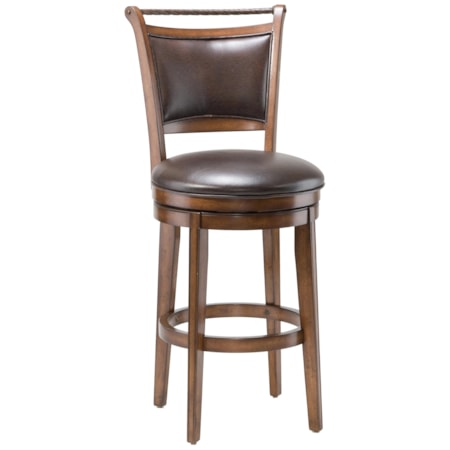 30" Bar Height Calais Swivel Stool