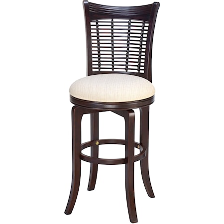 30" Bar Height Bayberry Swivel Stool